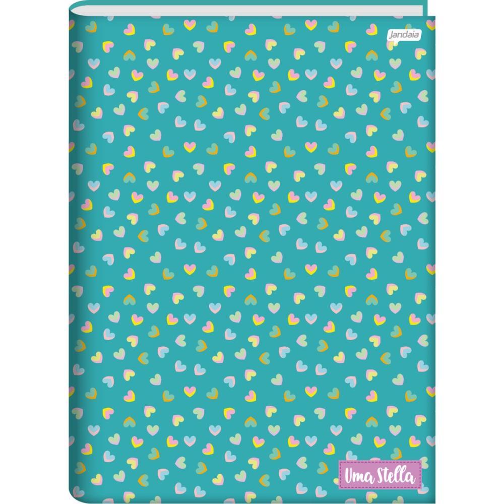 CADERNO BROCHURA 1/4 CAPA DURA STELLA 80FLS. JANDAIA PCT.C/05
