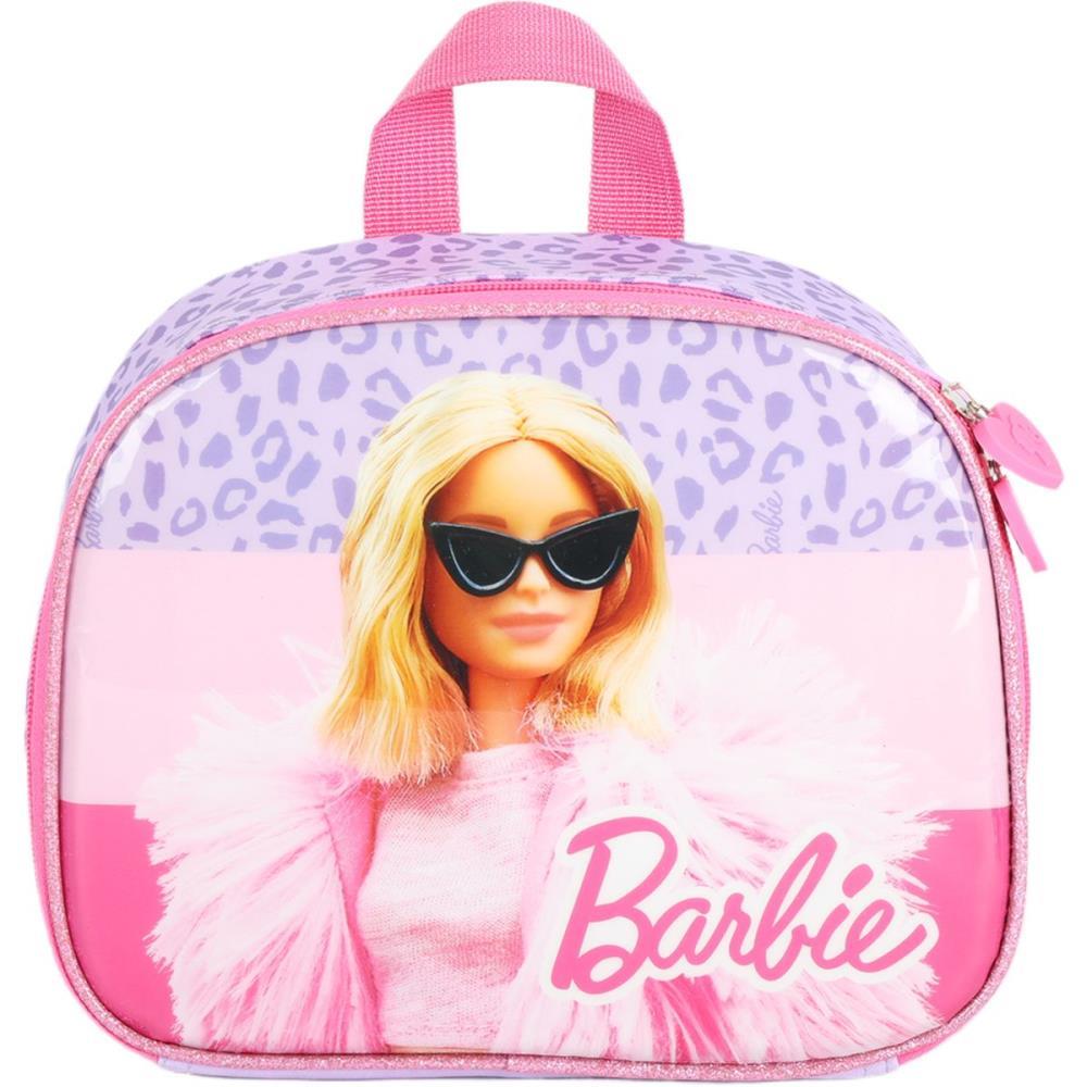 LANCHEIRA TERMICA BARBIE VIOLETA MAO/COSTAS LUXCEL UNIDADE