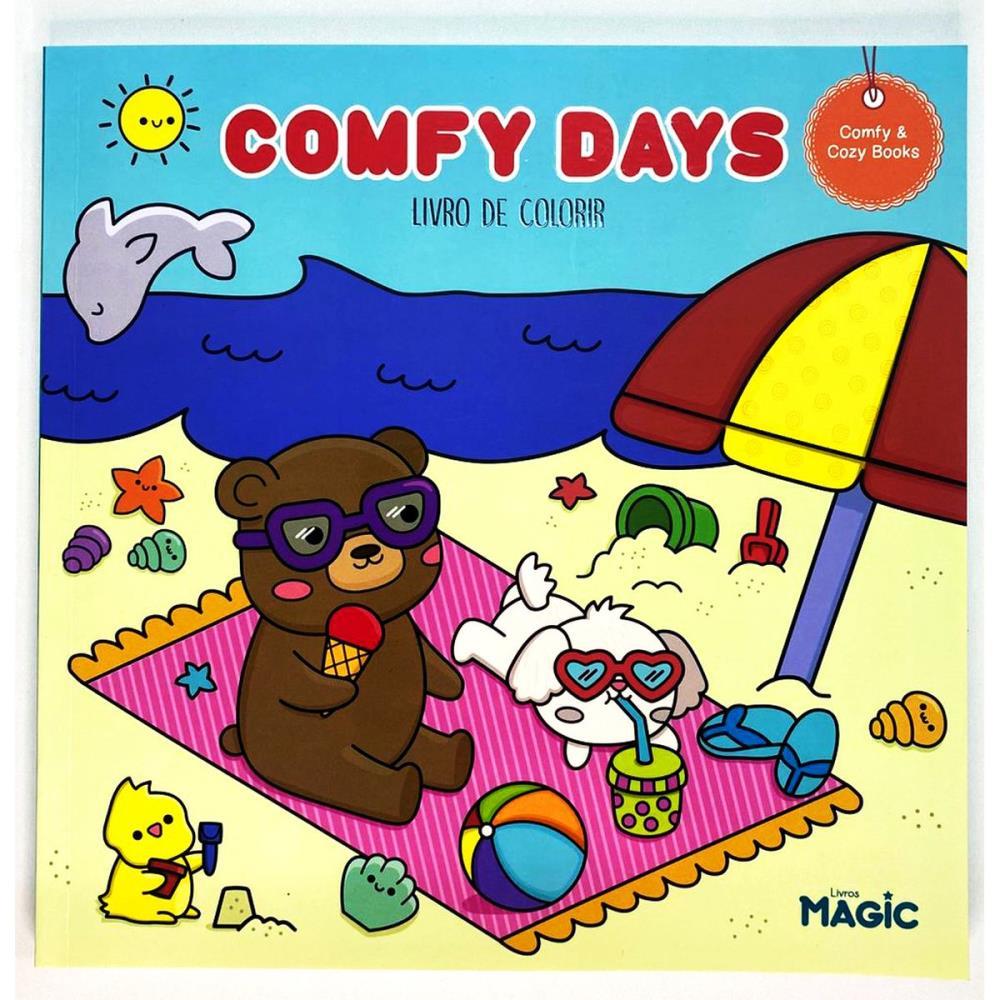 LIVRO DE COLORIR BOBBIE GOODS COMFY DAYS 48PGS MAGIC KIDS UNIDADE