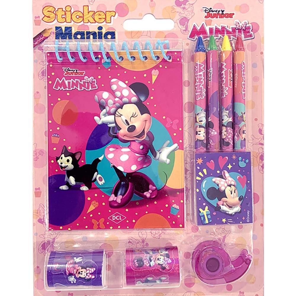 LIVRO INFANTIL COLORIR STICKER MANIA MINNIE 9PCS DCL UNIDADE