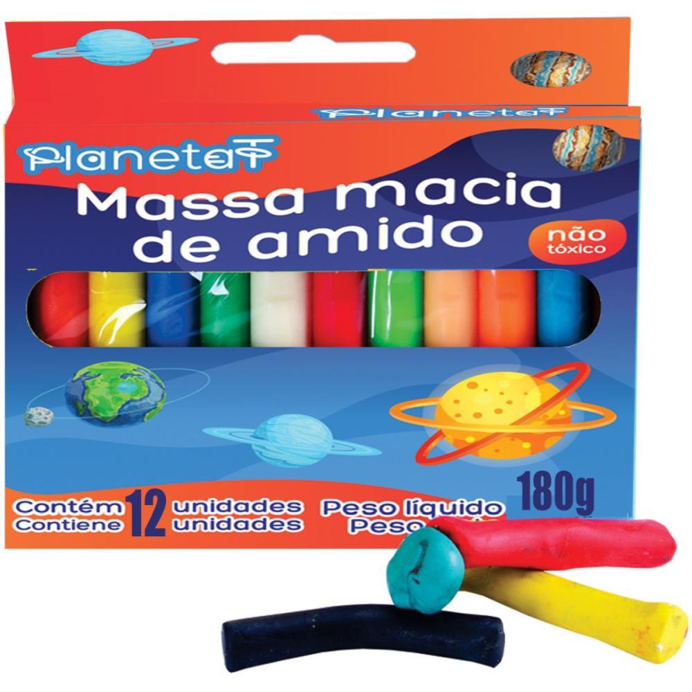 MASSA PARA MODELAR 12 CORES AMIDO V.M.P. PCT.C/12