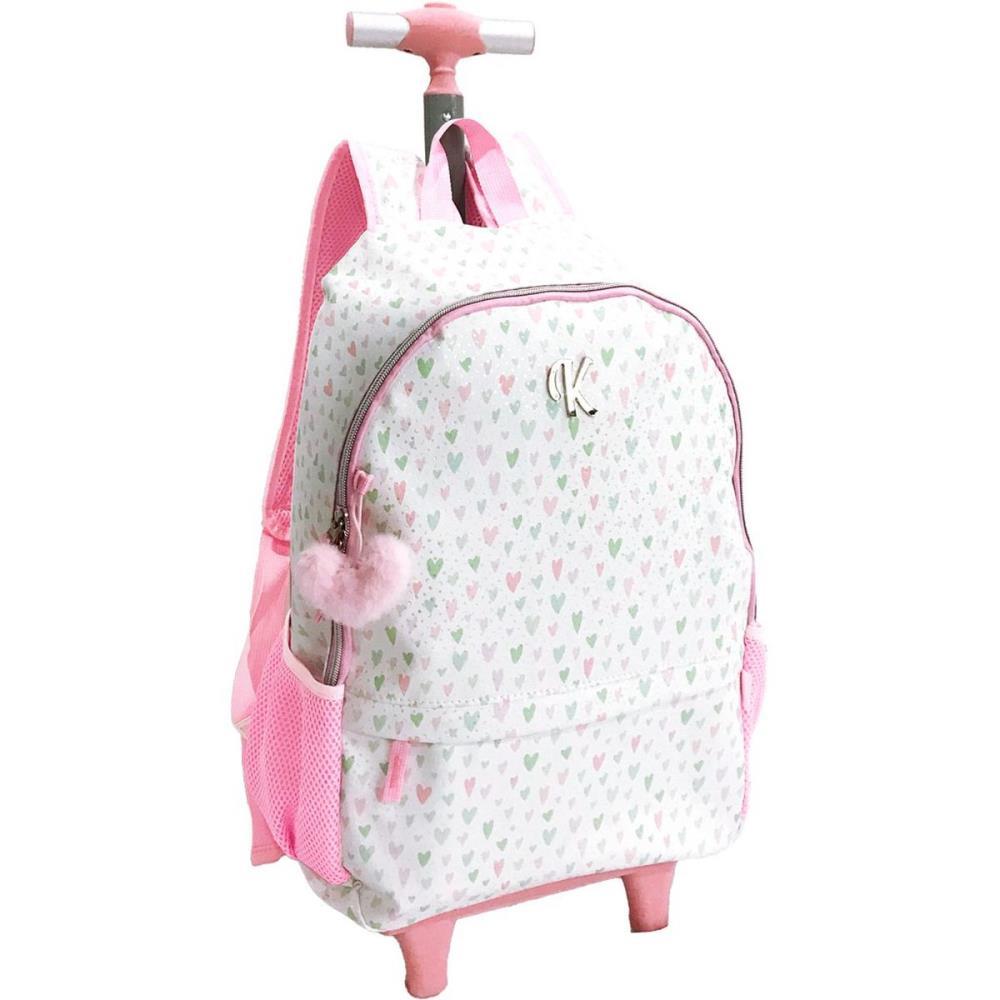 MOCHILA COM RODINHA EMOTIONS GD C/CHAVEIRO KIT UNIDADE