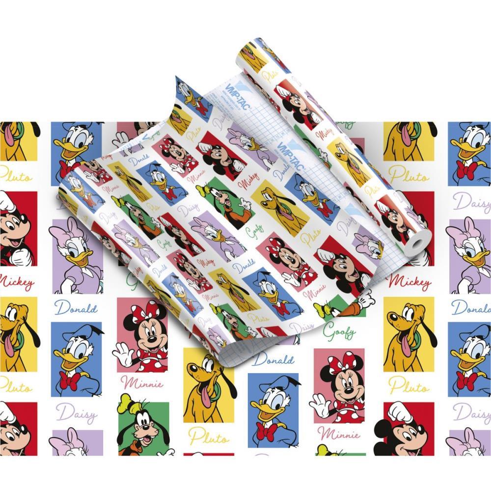 PLASTICO ADESIVO 45CMX10M MICKEY AND FRIENDS V.M.P. ROLO