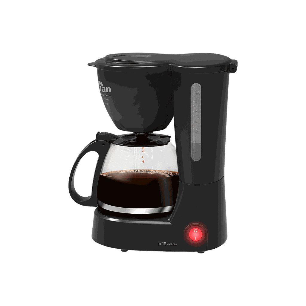 Cafeteira Elétrica 18 xícaras 220V Preto CF-102 Kian