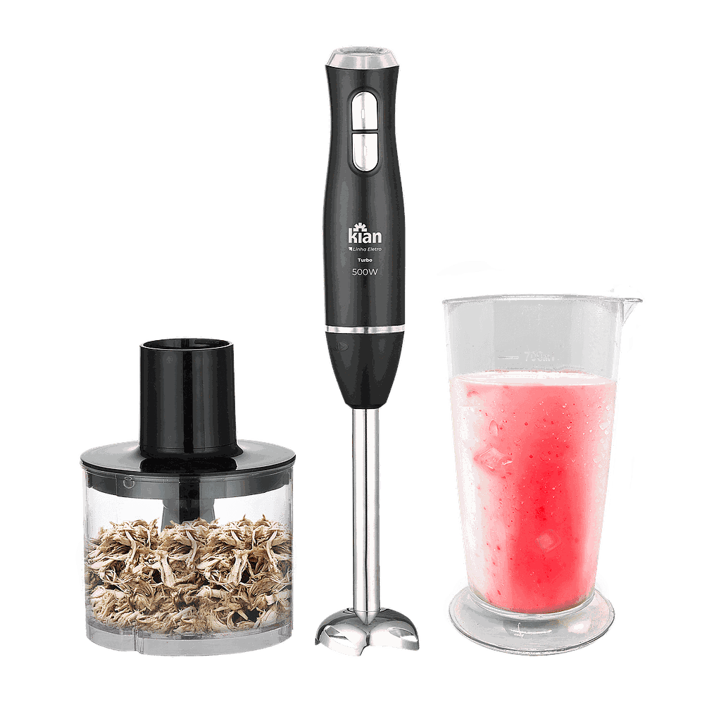 Mixer 2x1 Turbo 127V 500W Preto Kian