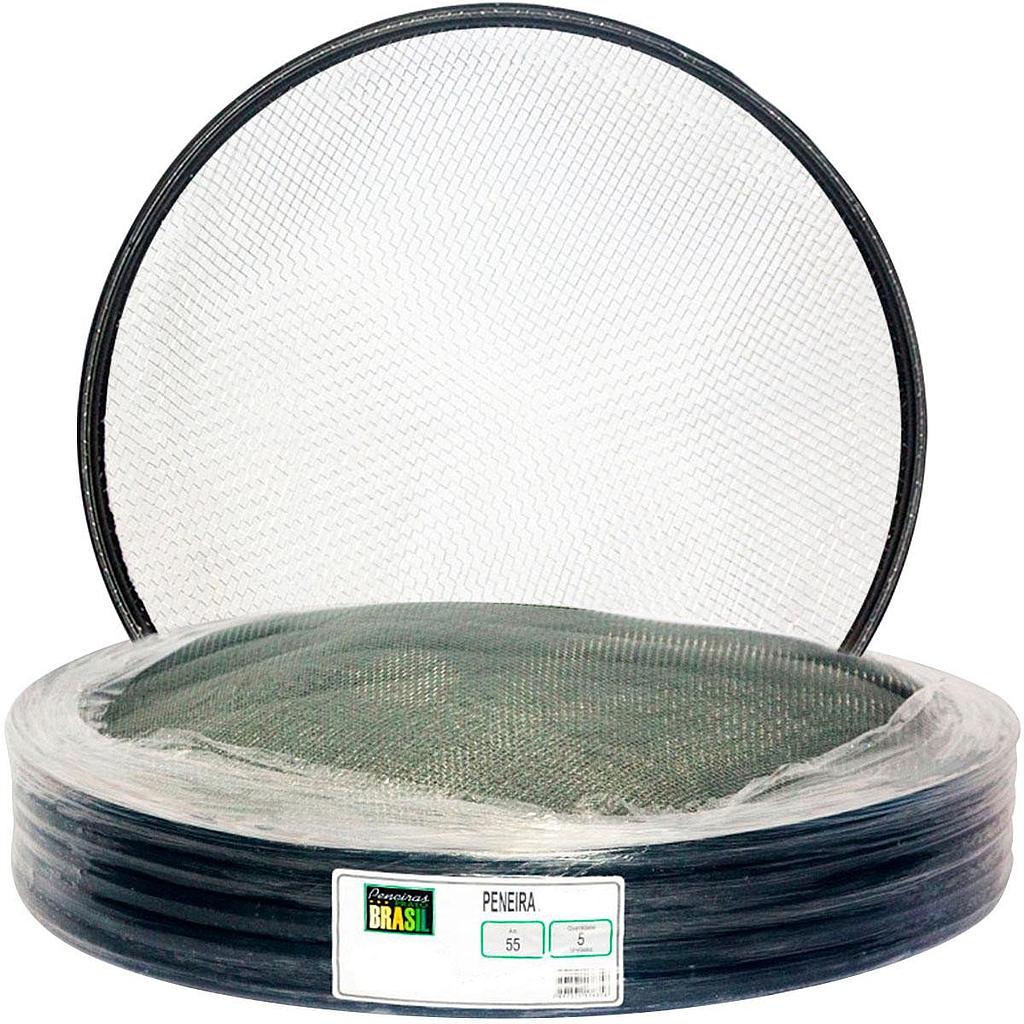 PENEIRA ARO PLASTICO COMEP PARA AREIA - 55 PRETO