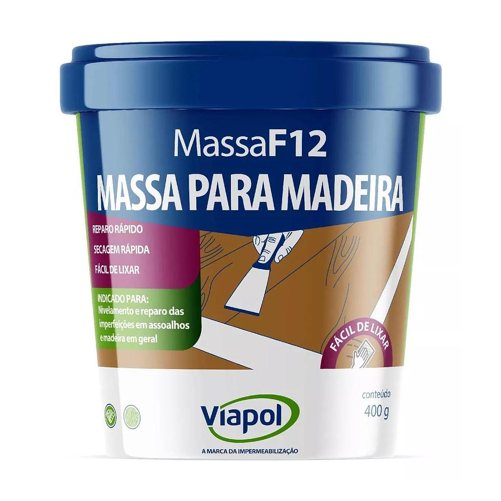 MASSA PARA MADEIRA VIAPOL F-12 IMBUIA 400G
