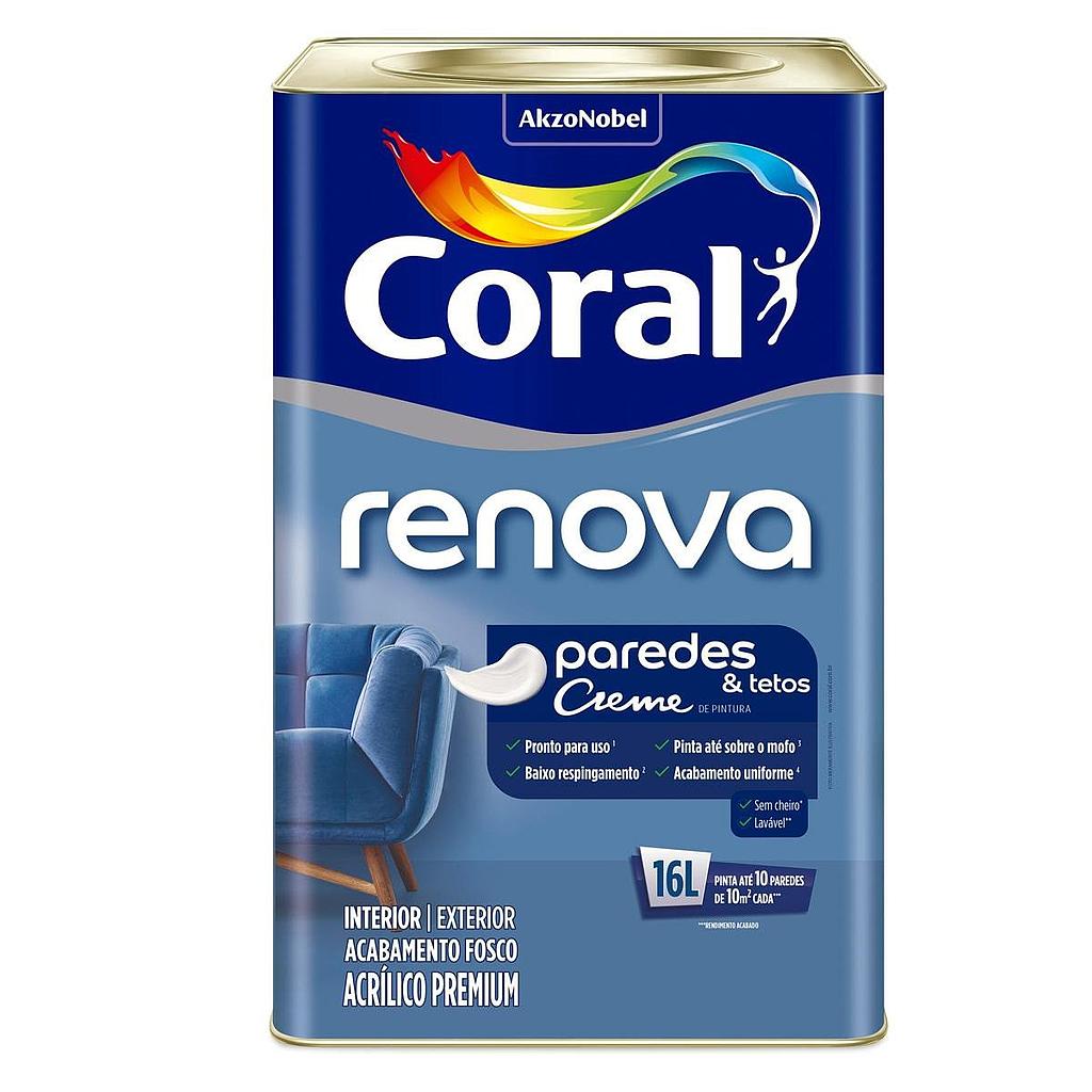 RENOVA PAREDES CORAL PALHA FOSCO 16L