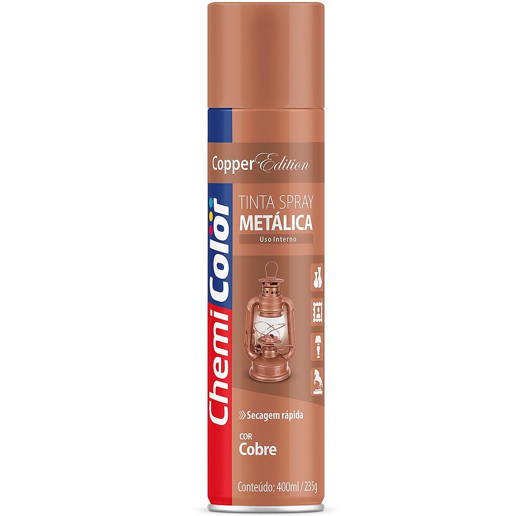 TINTA SPRAY METALICA CHEMICOLOR 400ML COBRE - 106