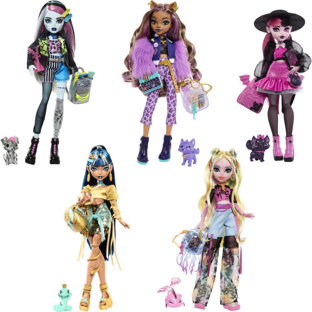 MONSTER HIGH COLEÇÃO LOOKS MONSTRUOSOS (S) MATTEL UNIDADE