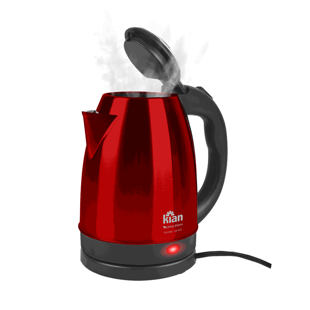 Chaleira Elétrica 1,8L Vermelho 220V CH-100 Kian
