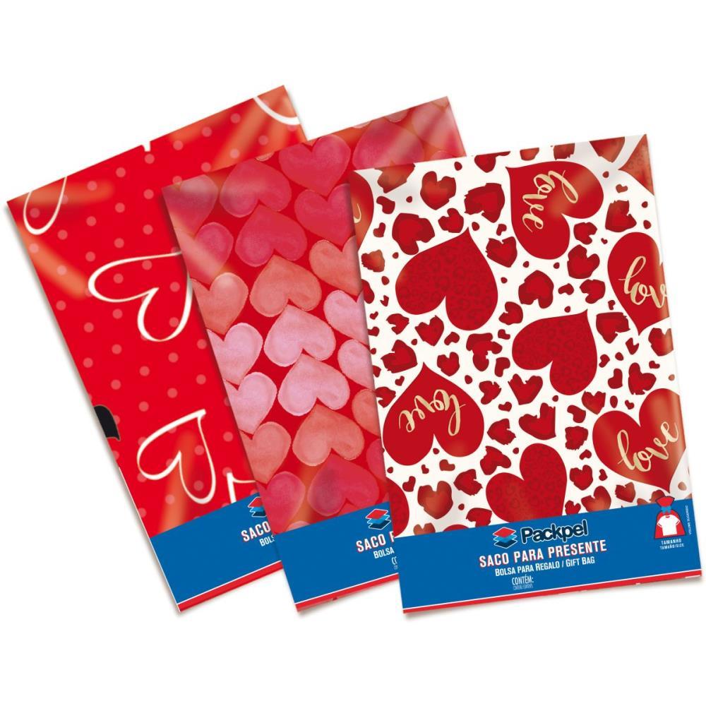 SACO METALIZADO 60X90CM ROMANTICO SORTIDO PACKPEL PCT.C/50