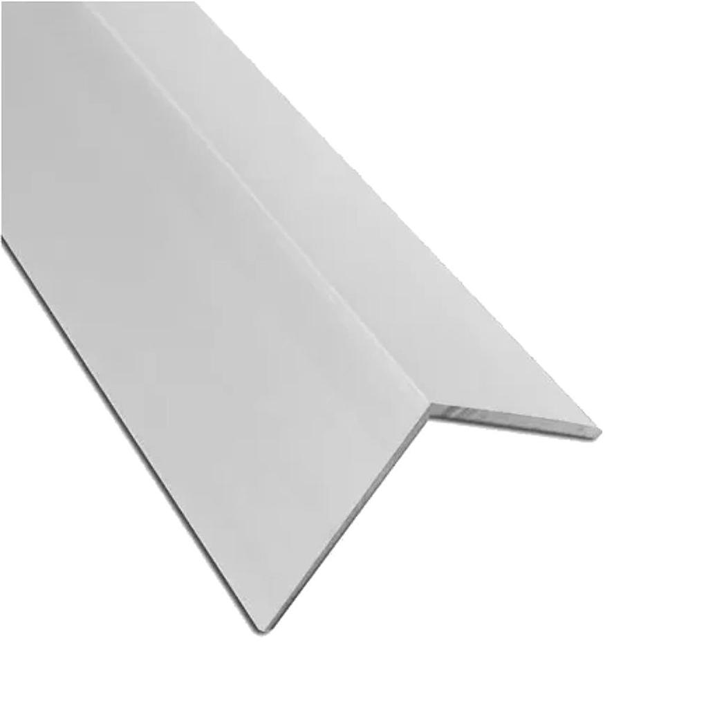 CANTONEIRA L DE ALUMINIO ALUNES BRANCA 1/2 - 3 METROS