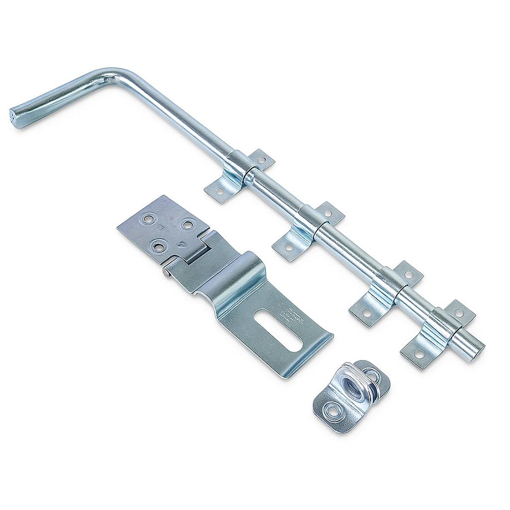 FECHO REDONDO PARA PORTAO LOTH 30CM COM PORTA CADEADO