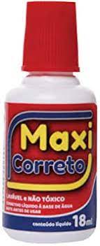 CORRETIVO MAXI CORRETO 18ML FRAMA UNIDADE