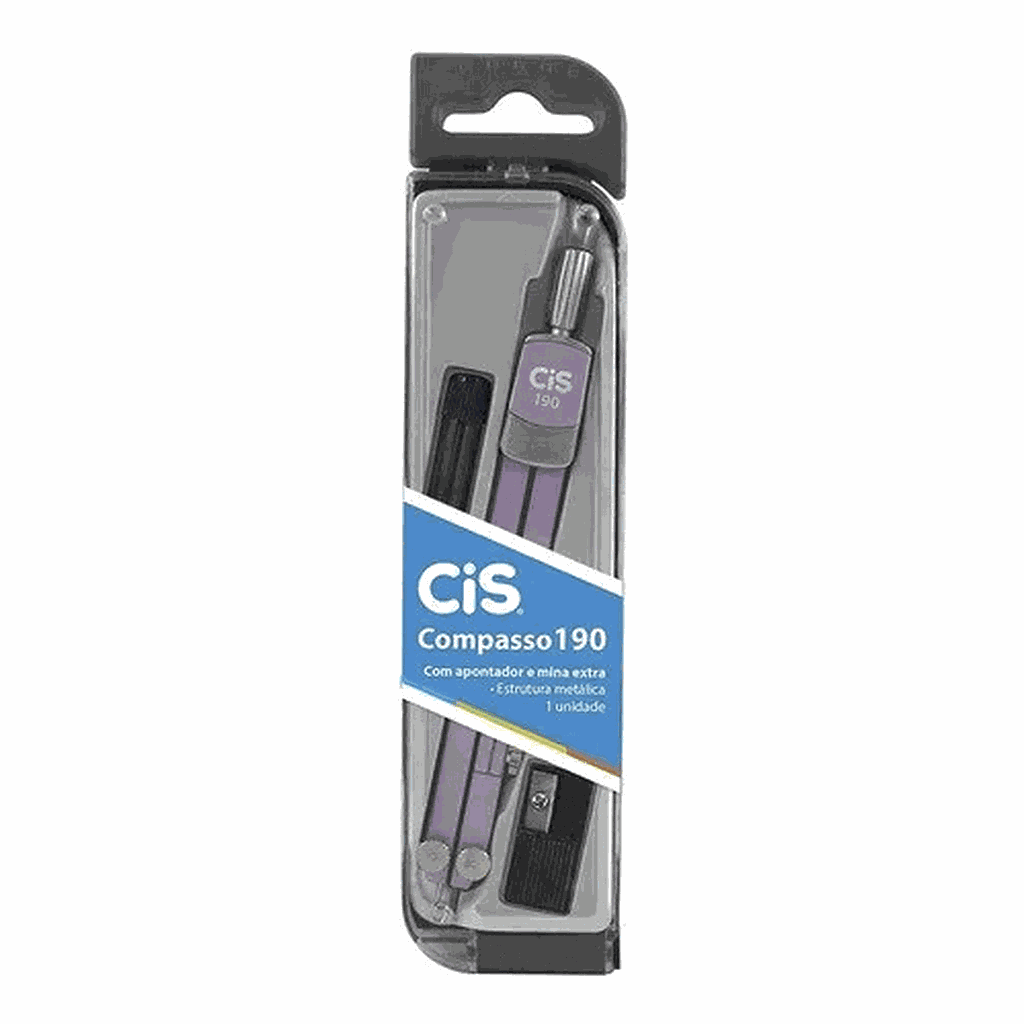 COMPASSO TECNICO METAL 190 C/APONTADOR R.58.4600