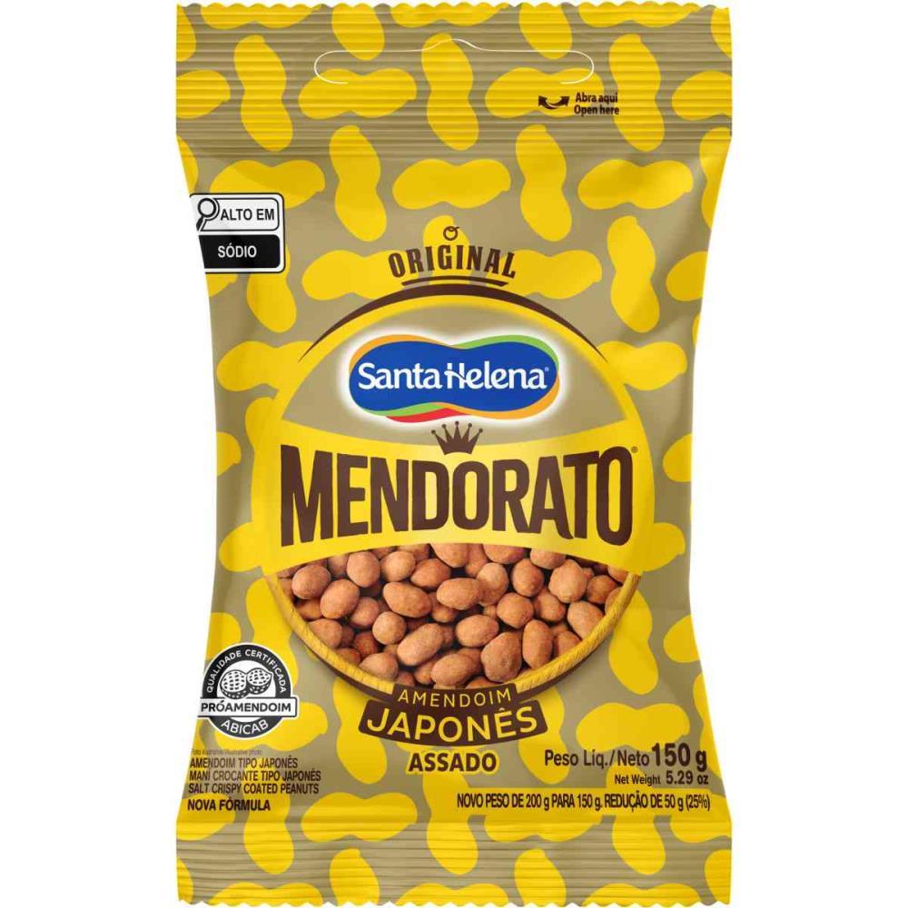 AMENDOIM MENDORATO 150G SANTA HELENA UNIDADE