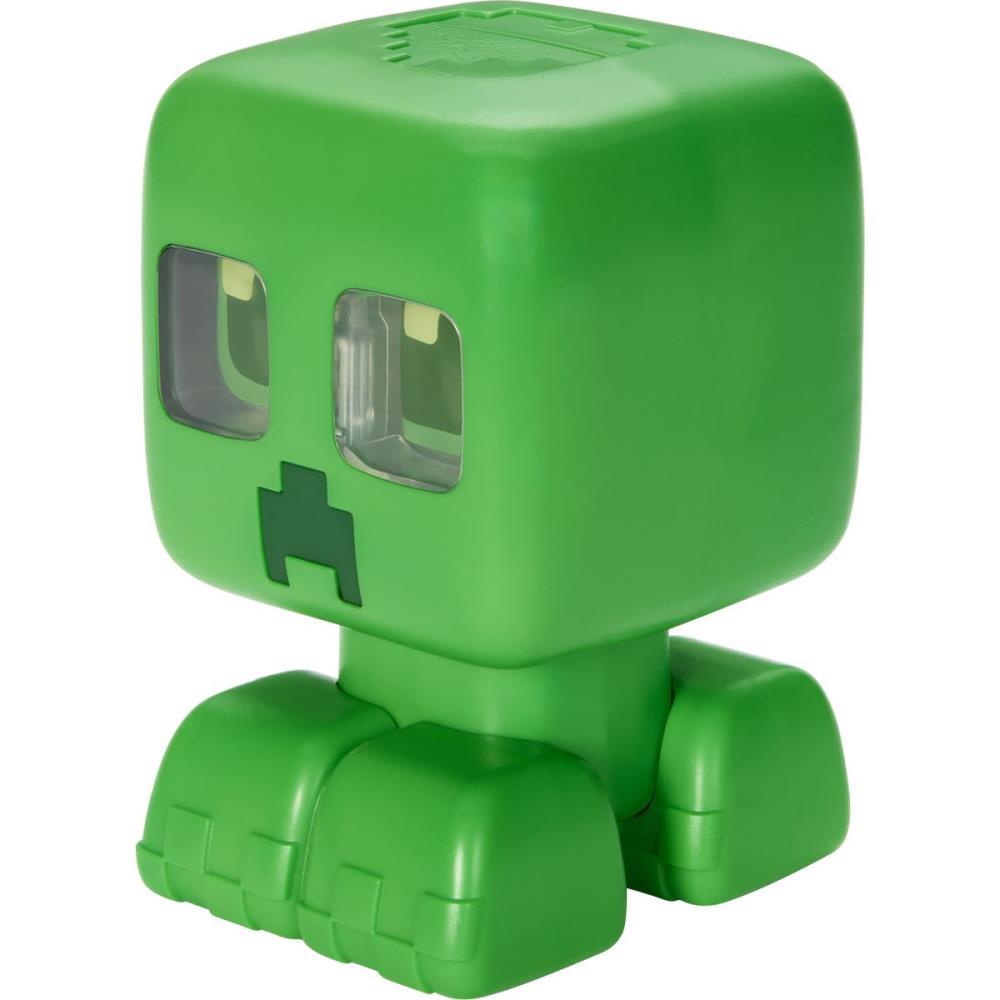BONECO E PERSONAGEM MINECRAFT CREEPER SOM E LUZ MATTEL UNIDADE