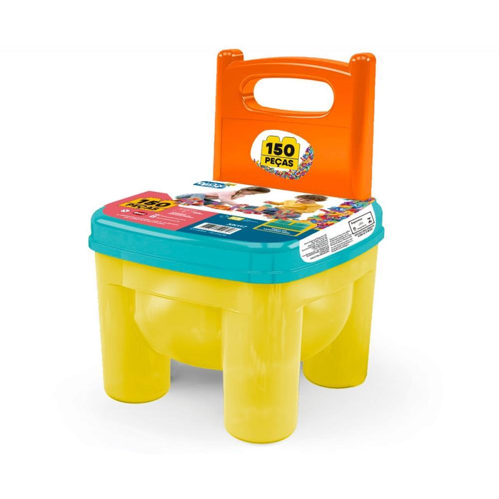 BRINQUEDO PARA MONTAR BRINKADEIRA CLICK 150 PECAS DISMAT UNIDADE