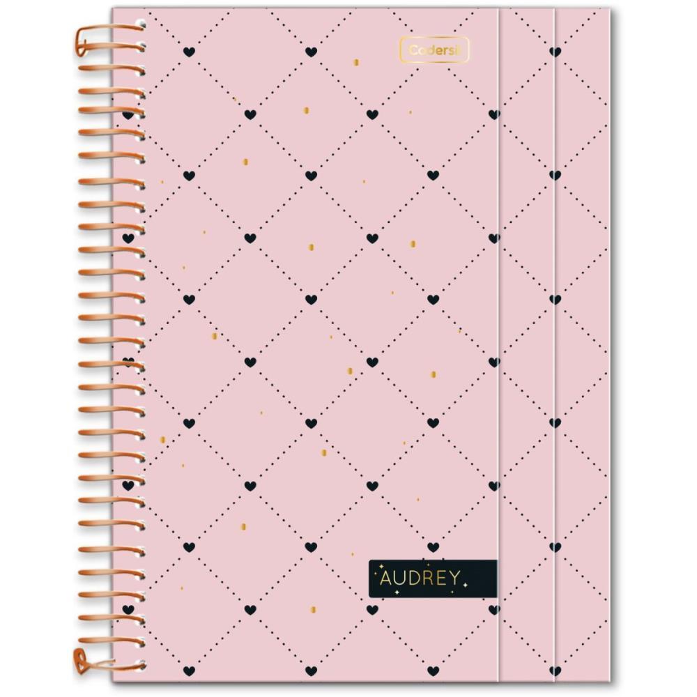 CADERNO 01X1 CP.DURA COLEGIAL AUDREY 3EM1- 100FLS (S) CADERSIL UNIDADE