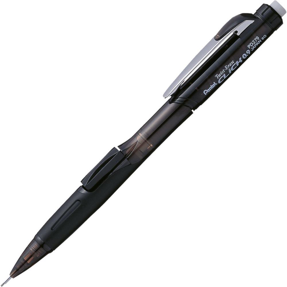 LAPISEIRA 0.9MM TWIST ERASE CLICK PRETA PENTEL CX.C/12