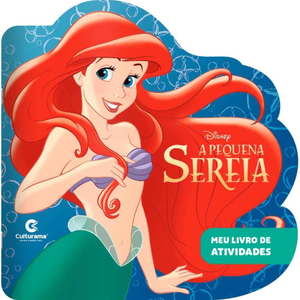 LIVRO DE ATIVIDADES RECORTADO PEQUENA SEREIA 24PGS CULTURAMA UNIDADE
