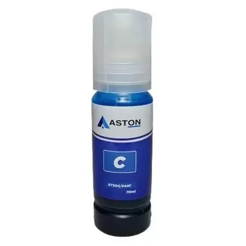REFIL DE TINTA COMPATÍVEL EPSON 504/544 CORANTE CIANO 70ML - ASTON