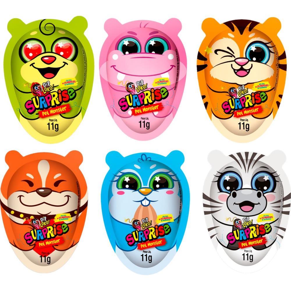 DOCE DIP LOKO SURPRISE PET DANILLA FOODS DP.C/12