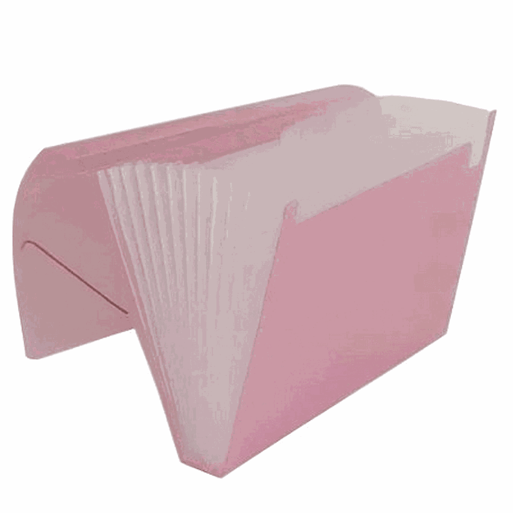 PASTA SANFONADA A4 12 DIV. LOLIPOP ROSA 1043 R.SME-12LP