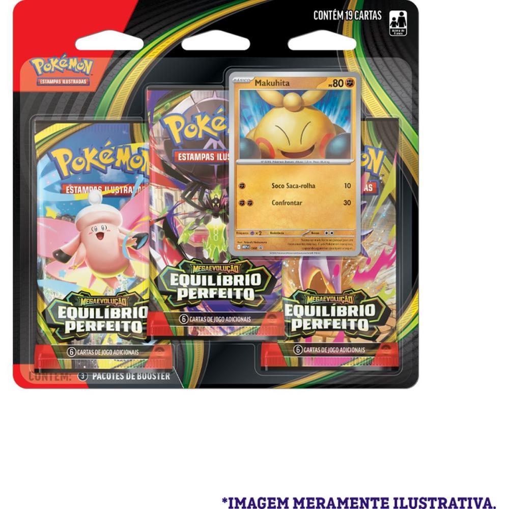 JOGO DE CARTAS POKEMON ME03 EQUILIBRIO PERFEI COPAG BL.C/03