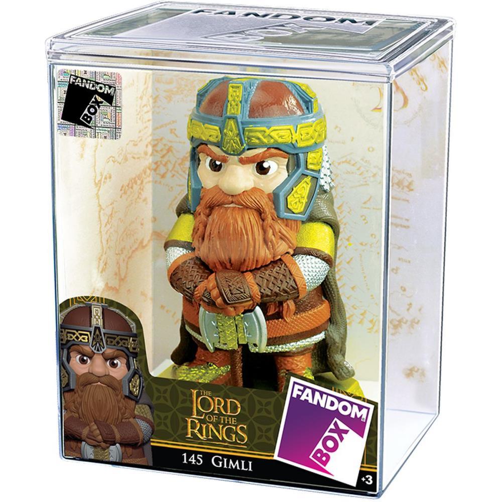 BONECO E PERSONAGEM FANDOMBOX SR DOS ANEIS GIMLI LIDER UNIDADE