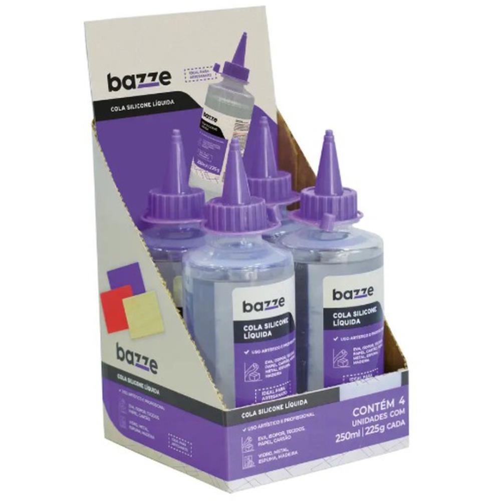 COLA PARA ARTESANATO BAZZE SILICONE LIQUIDA 250ML SUMMIT DP.C/04