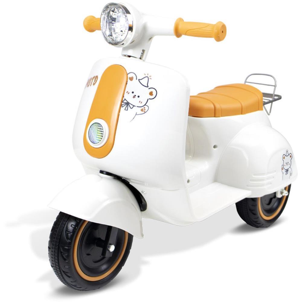 VEICULO ELETRICO AVESPA 6V C/SOM 30KG BRANCO MARAL UNIDADE