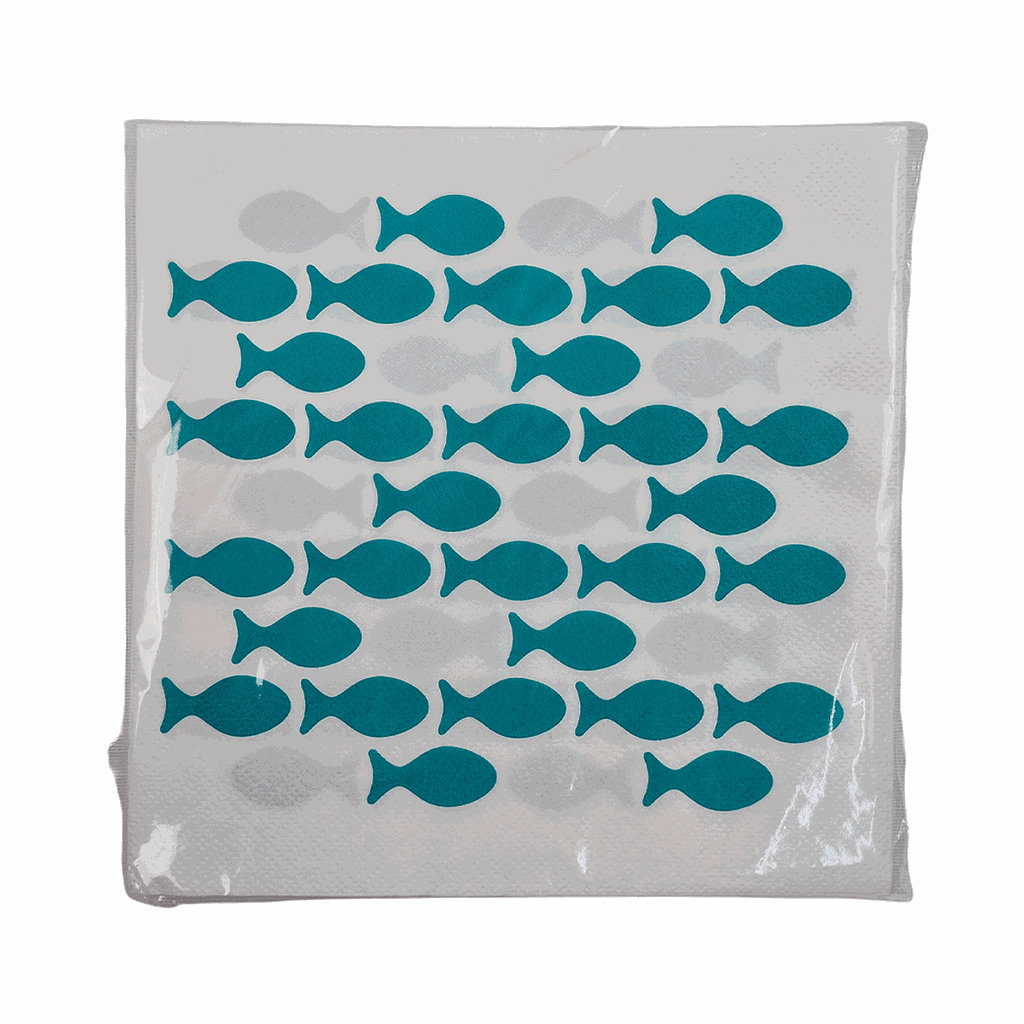 GUARDANAPO DECOUPAGEM 33X33CM PEIXES R.LR2507-#25