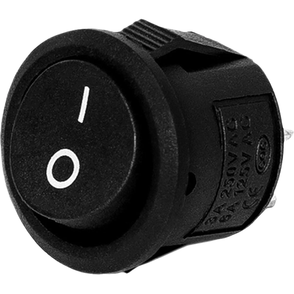 Chave Gangorra 2 Terminais Preto KCD11-B101 Storm