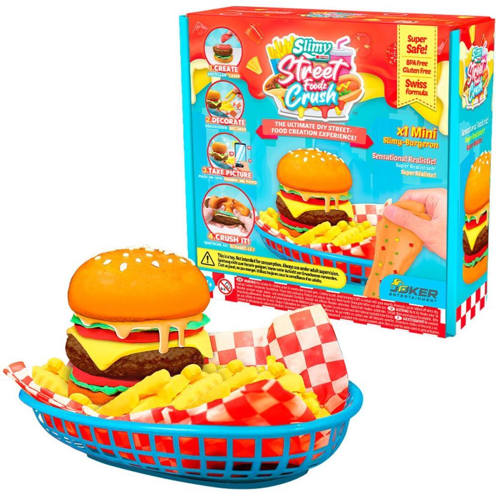 SLIME MINI KIT HAMBURGUER SLIMY FOOD CANDIDE UNIDADE