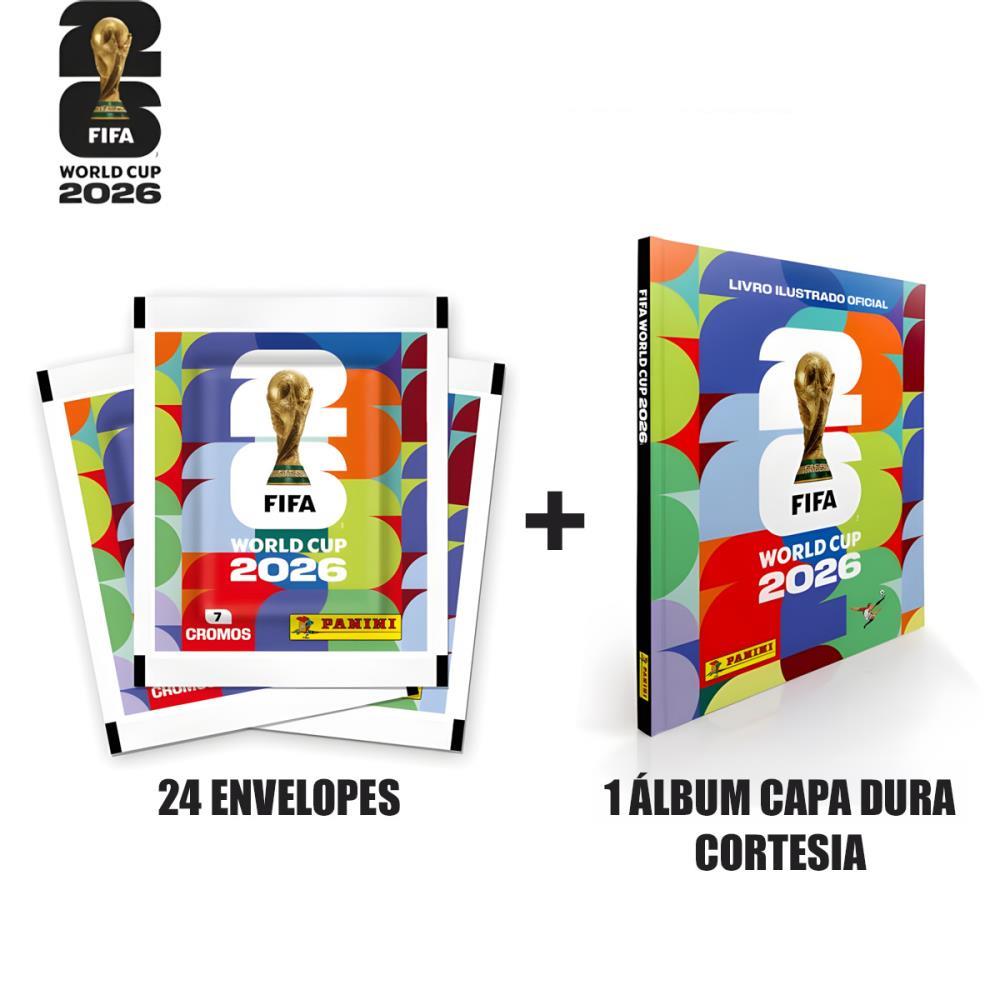 COPA PANINI 2026 FIGURINHAS C/ALBUM CD CORTESIA PANINI PCT.C/24