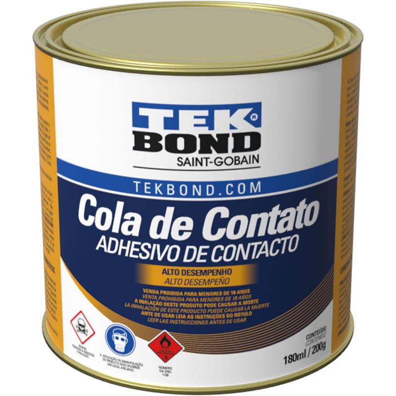COLA DE ALTA RESISTÊNCIA COLA DE CONTATO 200 G - TEKBOND UNIDADE
