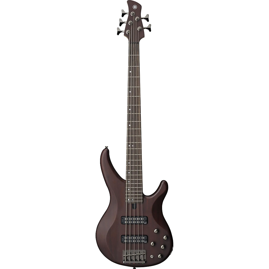 CONTRABAIXO ATIVO YAMAHA TRBX505 CAPTADORES ALNICO 5 CORDAS MARROM