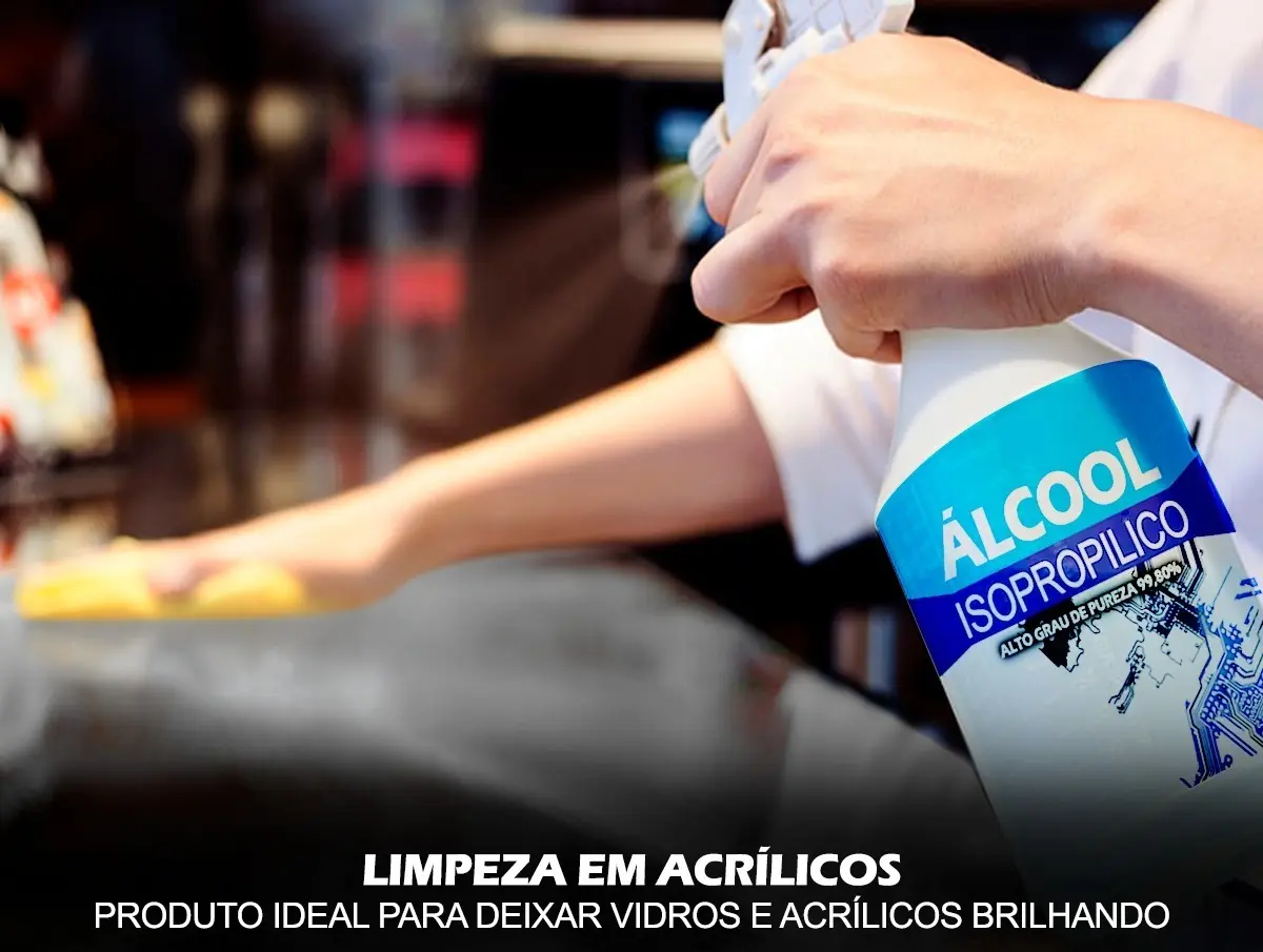 ALCOOL ISOPROPILICO PURO 100% USO GERAL 1L