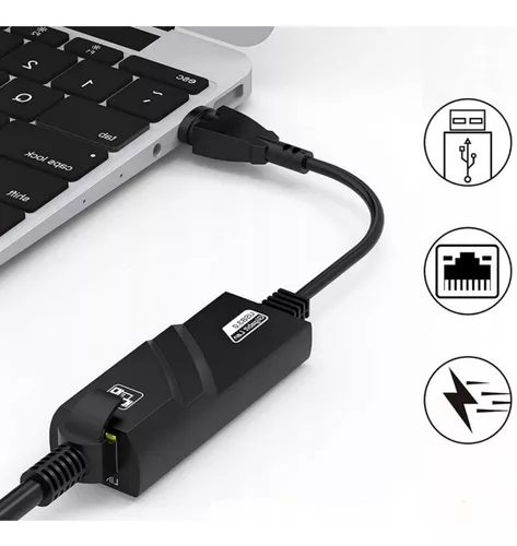 ADAPTADOR ETHERNET USB 3.0 RJ45 REDE GIGABIT 10/100/1000