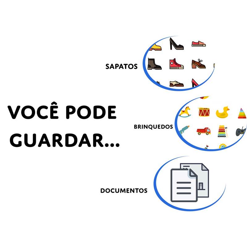 CAIXA ORGANIZADORA NOVAONDA CRISTAL MD 37X28X21 - POLIBRAS UNIDADE