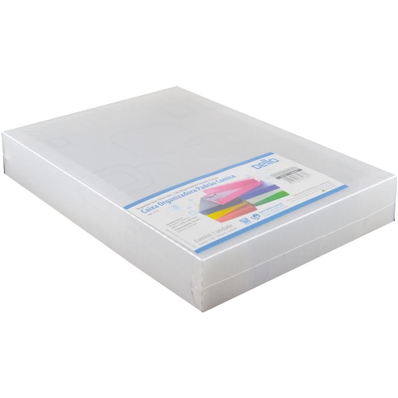 CAIXA ORGANIZADORA PADRAO CAMISA CRISTAL - DELLO UNIDADE