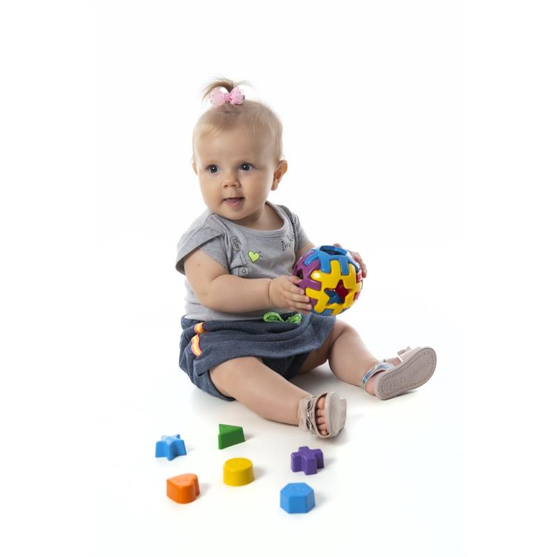 BRINQUEDO EDUCATIVO BOLA BABY COM BLOCOS SORTIDO - KENDY BRINQUEDOS UNIDADE