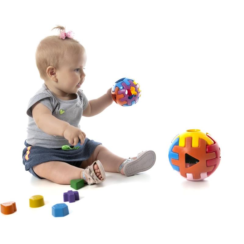 BRINQUEDO EDUCATIVO BOLA SUPER COM BLOCOS SORTIDO - KENDY BRINQUEDOS UNIDADE