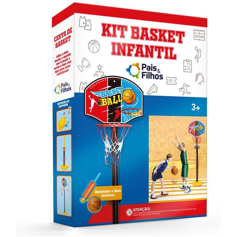 TABELA DE BASQUETE KIT BASQUETE TABELA E BOLA - PAIS E FILHOS UNIDADE