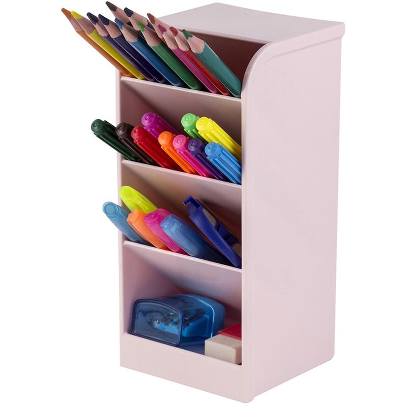 ACESSORIO PARA MESA ORGANIZADOR DIAGONAL ROSA - WALEU UNIDADE