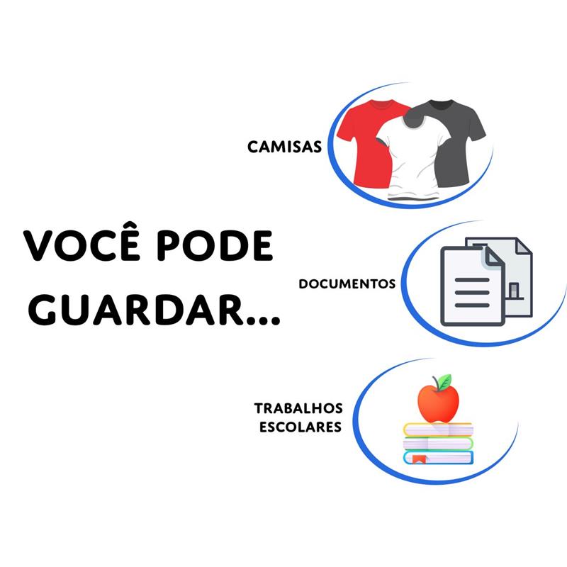 CAIXA ORGANIZADORA PADRAO CAMISA AZUL - DELLO UNIDADE