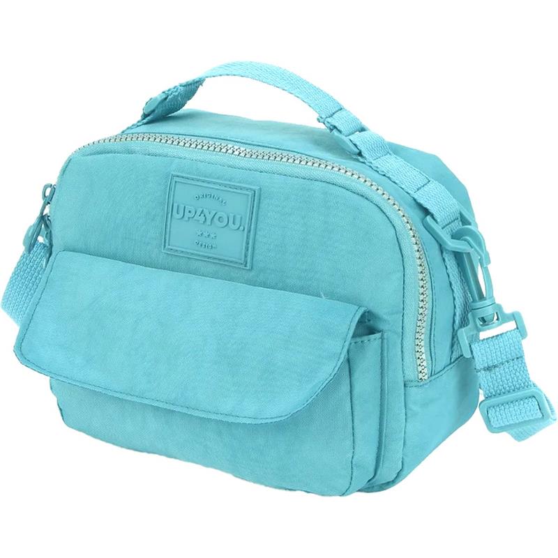 BOLSA FEMININA UP4YOU CRINKLE MÃO E OMBRO TURQUESA - LUXCEL UNIDADE