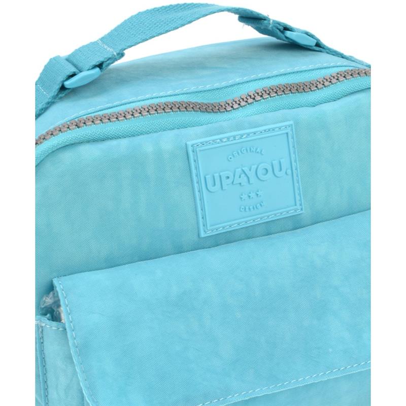BOLSA FEMININA UP4YOU CRINKLE MÃO E OMBRO TURQUESA - LUXCEL UNIDADE